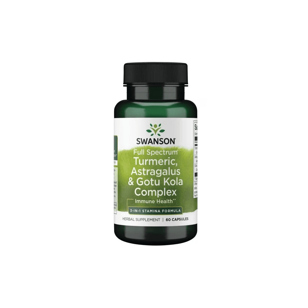 Full Spectrum Turmeric Astragalus & Gotu Kola Complex 60 Capsules