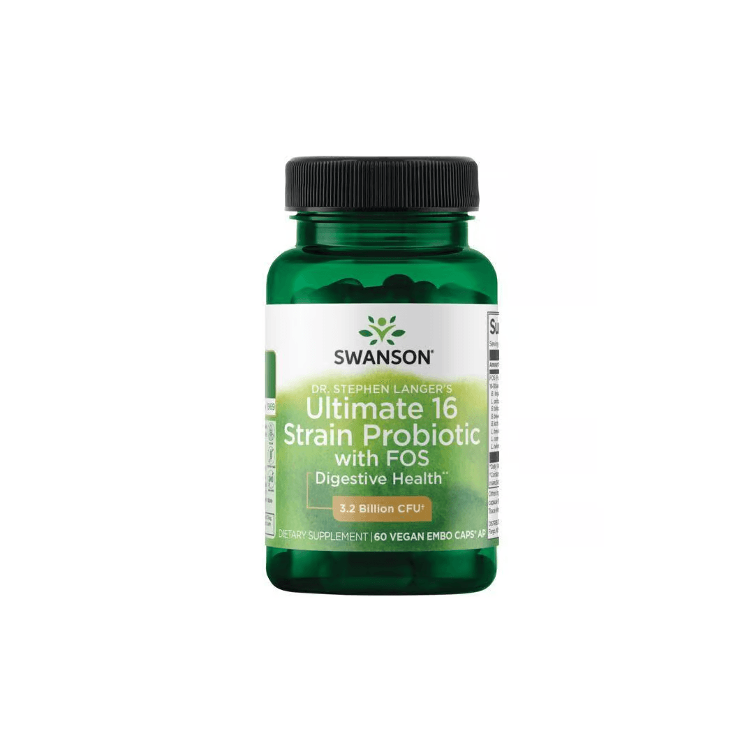 Dr. Stephen Langer's Ultimate 16 Strain Probiotic with FOS 60 Veggie EMBO Caps AP