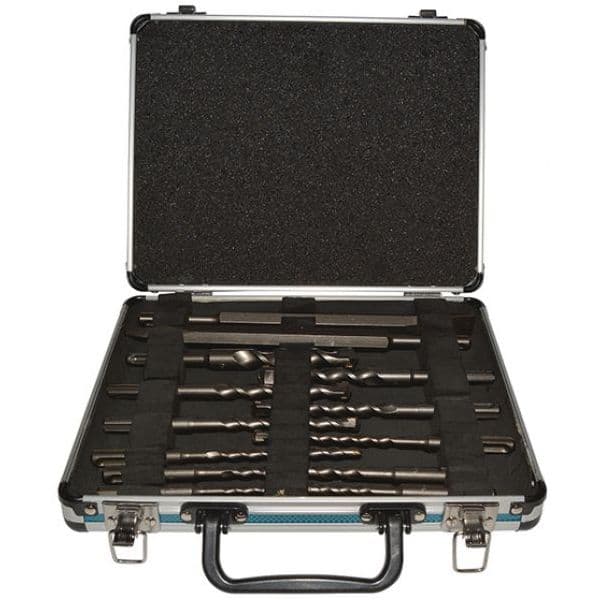 Makita Conjunto de Brocas e Cinzéis SDS-Plus D-42400 13 Peças em Estojo de Alumínio