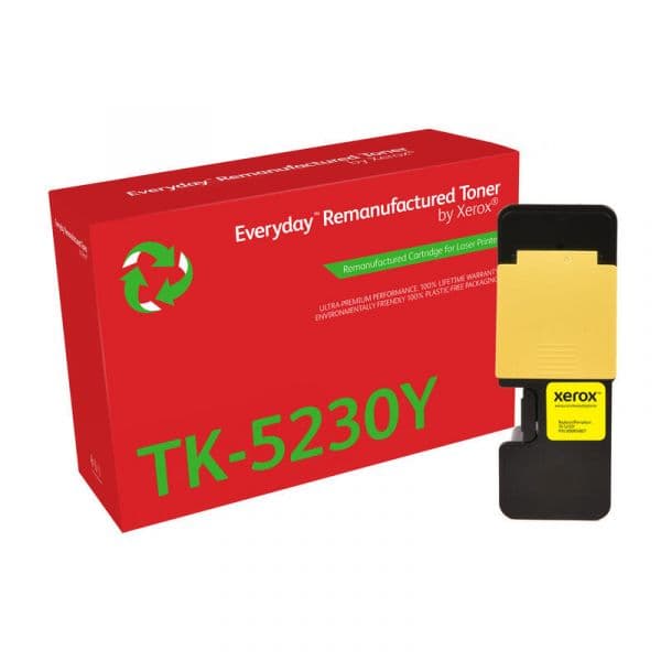 Toner Xerox Kyocera TK-5230Y/TK-5220/TK-5230 Amarelo Compatível