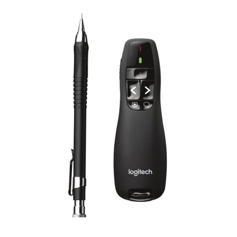 Apresentador Sem Fios Logitech Wireless Presenter R400 – Laser Vermelho, USB, Alcance 15m