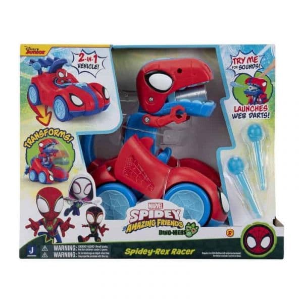 Spidey e a sua Superequipa Spidey-Rex Racer Piloto Sipdey-Rex