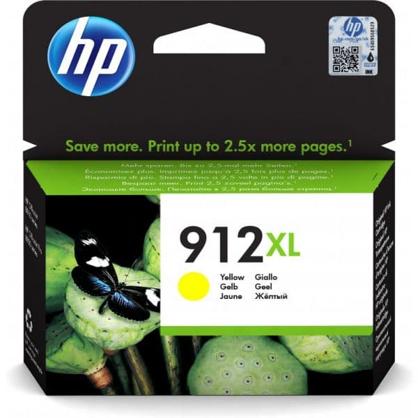 Tinteiro HP 912XL High Yield Yellow - 3YL83AE