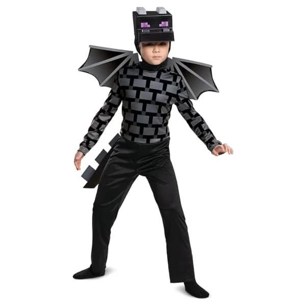 Disguise Fantasia Ender Dragon Clássica Preto