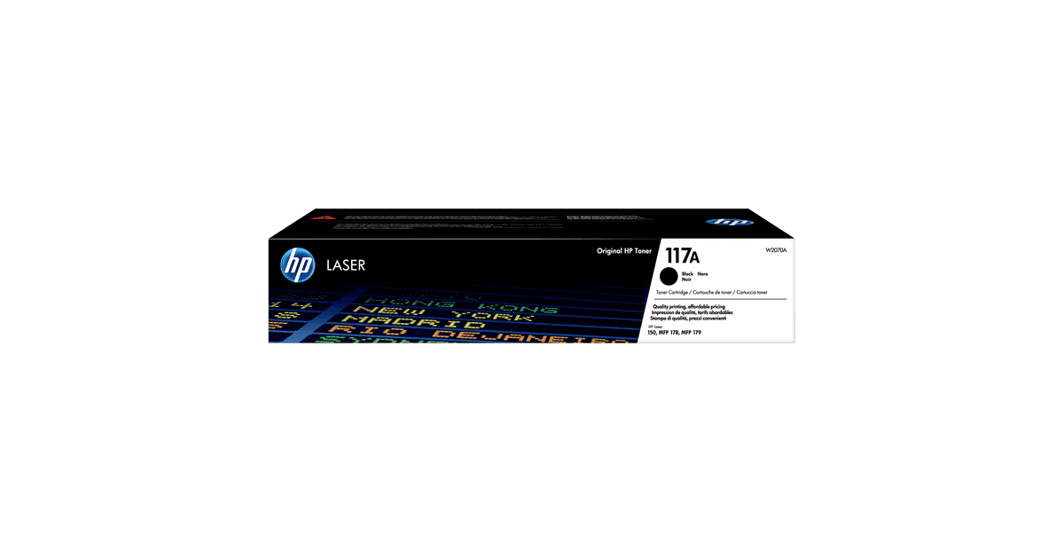 HP Toner 117A Preto - W2070A