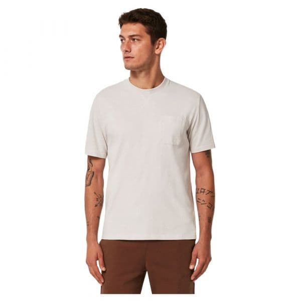 Oakley Apparel Relax Pocket Ellipse Short Sleeve T-shirt Beige S Homem