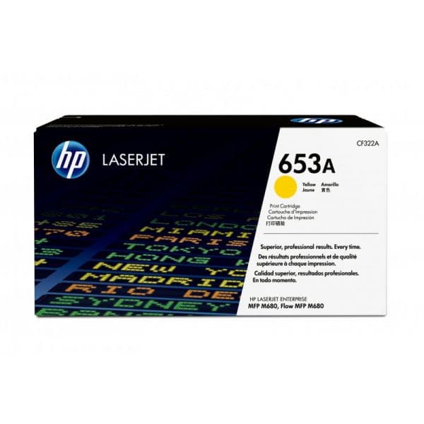 Tinteiro HP 653A Yellow CF322A