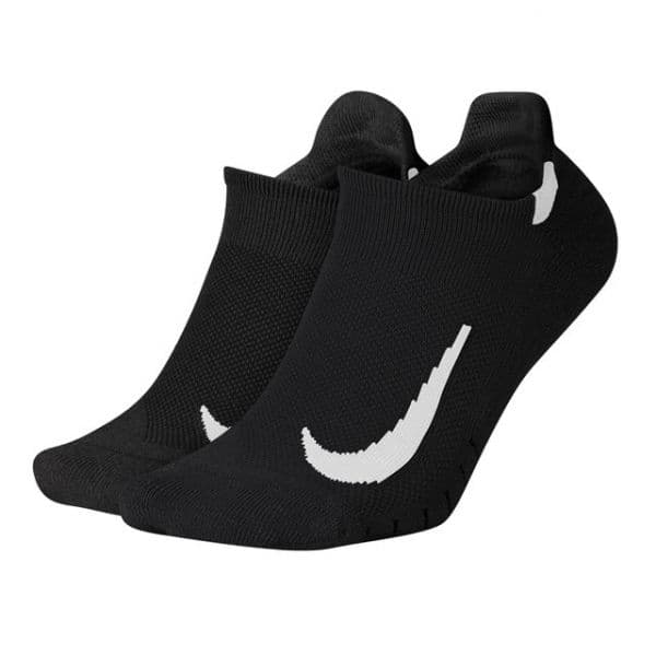 Nike Pack de 2 Pares de Meias Multiplier Preto / Branco 35-38