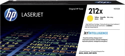 HP 212X Yellow LaserJet Toner Cartridge - W2122X