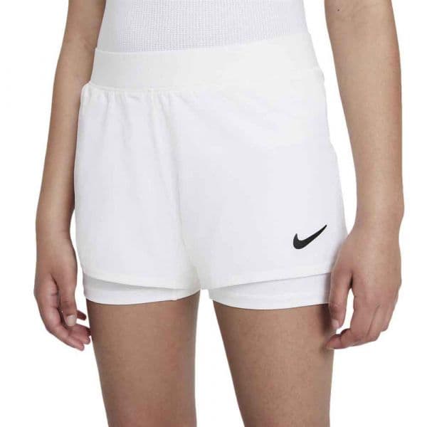 Nike Court Dri Fit Victory Shorts Branco 13-15 Years Rapaz