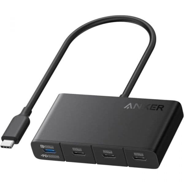 Anker A8340GA1 Hub USB-C 4 em 1 10Gbps Black