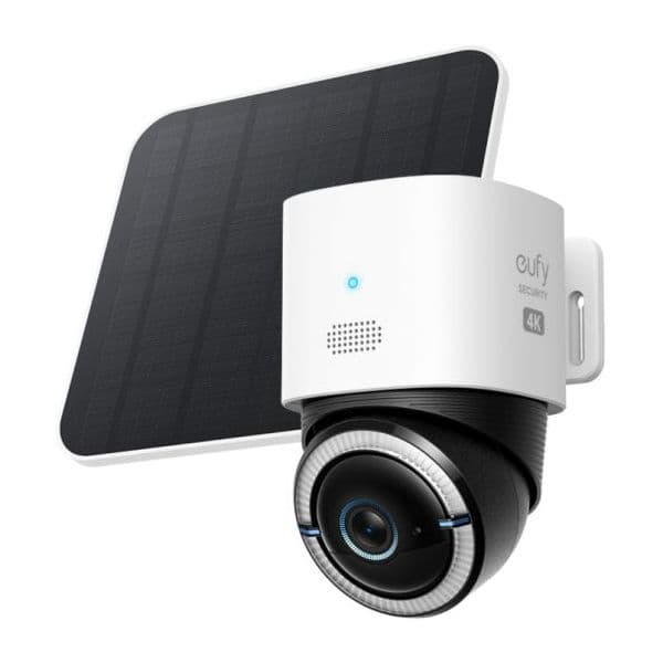 Eufy Câmara de Segurança S330 4G LTE 4K (8MP) Visão Noturna Externa IA Painel Solar