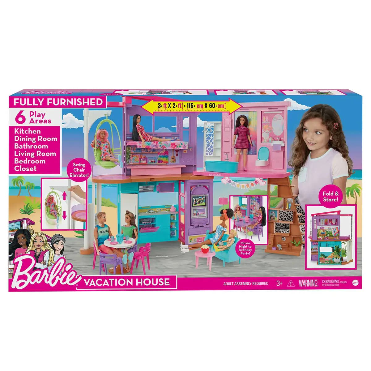 Barbie Casa de Bonecas Malibu House 2022