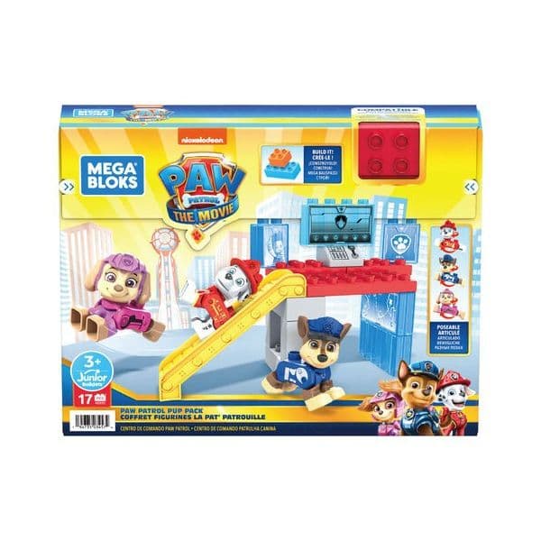 Mega Bloks Patrulha Pata: Centro de Comando 17 Peças