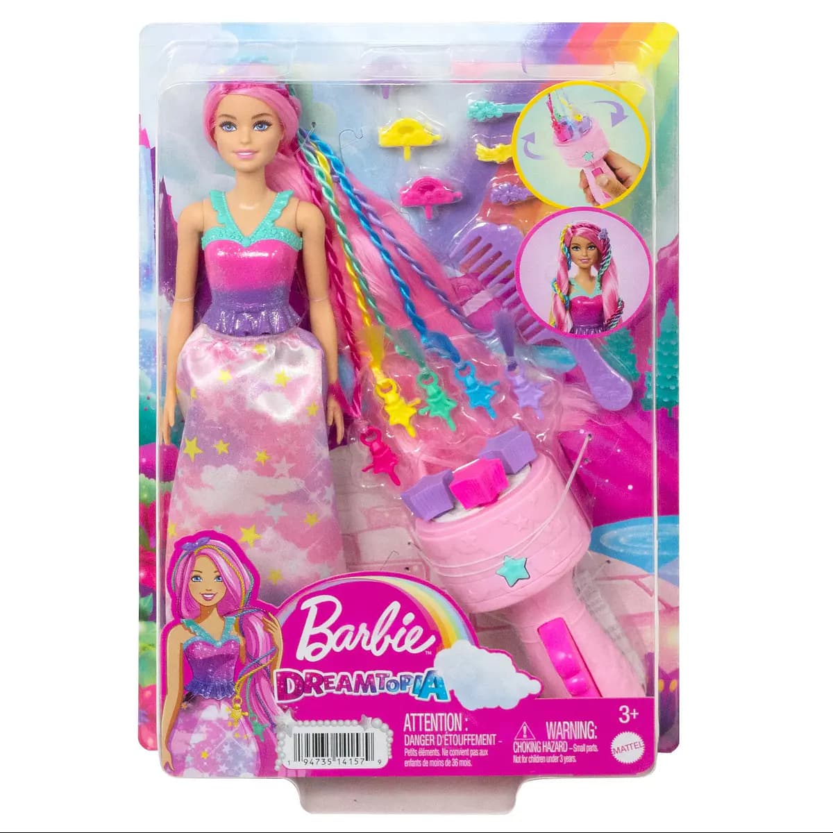 Barbie Dreamtopia Twist N Style Rosa