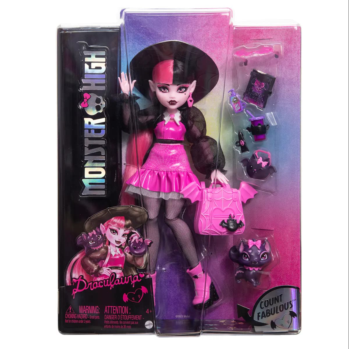Mattel Monster High Draculaura com mascote