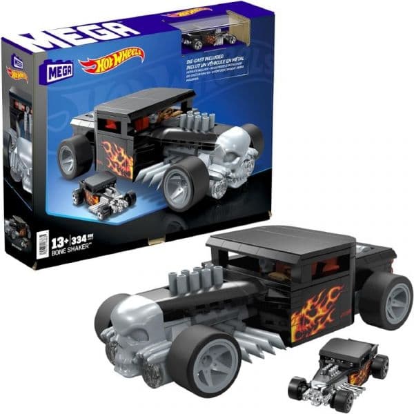Mega Construx Carro Bone Shaker Hot Wheels 334 Peças