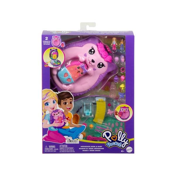 Polly Pocket Brinquedo Portátil Mamã e Bebé O0194735261697uriço