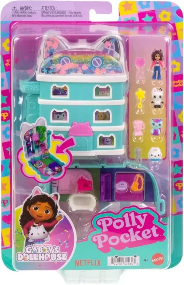 Polly Pocket Casa da Gabby com Acessórios