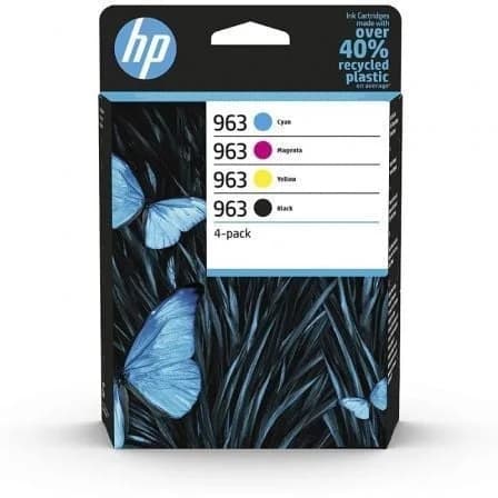 Tinteiro Original HP nº963 Multipack / Ciano / Magenta / Amarelo / Preto