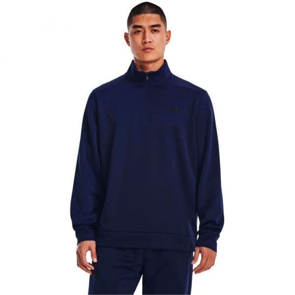 Under Armour Armour Fleece Half Zip Sweatshirt Azul 3XL / Regular Homem