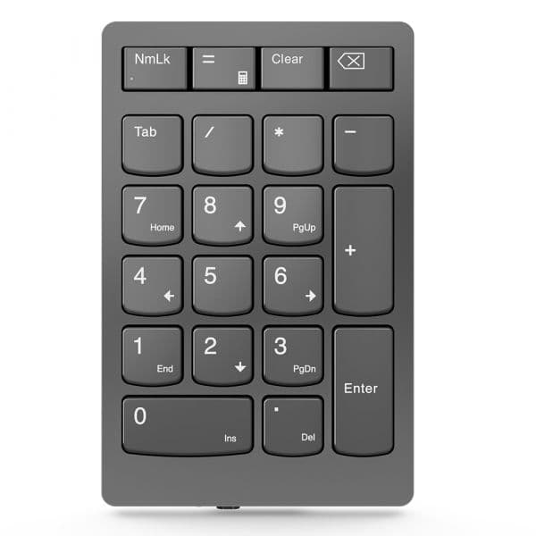 Teclado Lenovo Numérico Go Wireless Cinzento