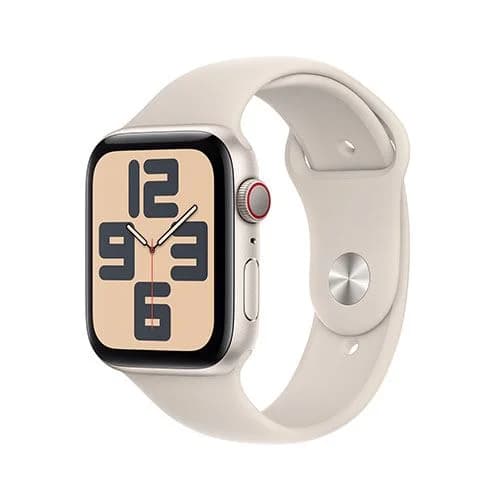 Apple Watch SE GPS 44mm - Cellular - Alumínio Luz das estrelas | Bracelete Desportiva Luz das estrelas - S/M