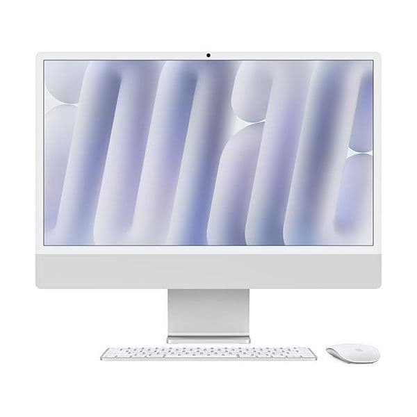 Apple iMac 24" M4 CPU 10-core GPU 10-core SSD 512GB 24GB RAM Prateado