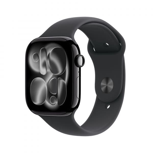 Apple Watch Series 11 GPS + Cellular 46mm Alumínio Preto Brilhante c/ Bracelete Desportiva Preto S/M