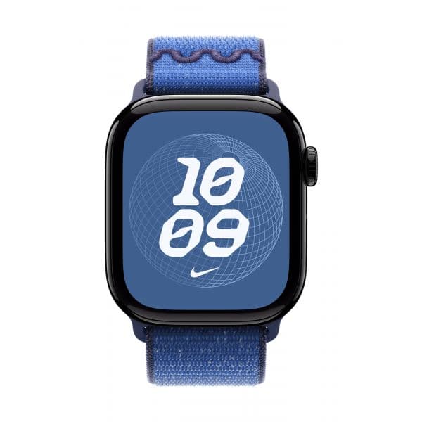 Apple Bracelete Loop Sport para Apple Watch 42mm Fita Azul/Blue Ribbon Azul Cetim - 130-190mm