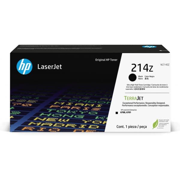 HP 214Z W2140Z Black Original LaserJet Toner Cartridge Ultra High Yield