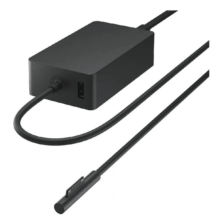 Microsoft Surface W8Z-00005 Carregador 65W Proteção Avançada Compacto Preto
