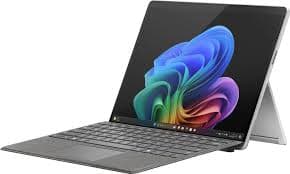 Microsoft Surface Pro 11 Copilot+ PC 5G Qualcomm Snapdragon LTE 256 GB 33 cm (13") 16 GB Wi-Fi 7 (802.11be) Windows 11 Pro Platina