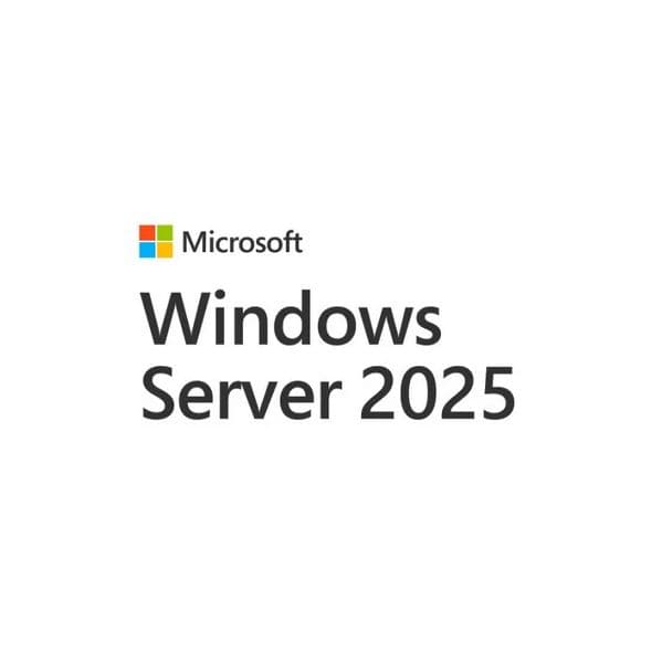 Microsoft Windows Server 2025 Standard 1 Licença 64-bit 16 Cores OEM DVD