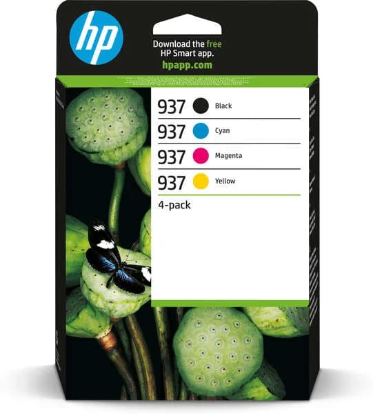 Pack 4 Cores HP 937 CMYK ORIGINAL