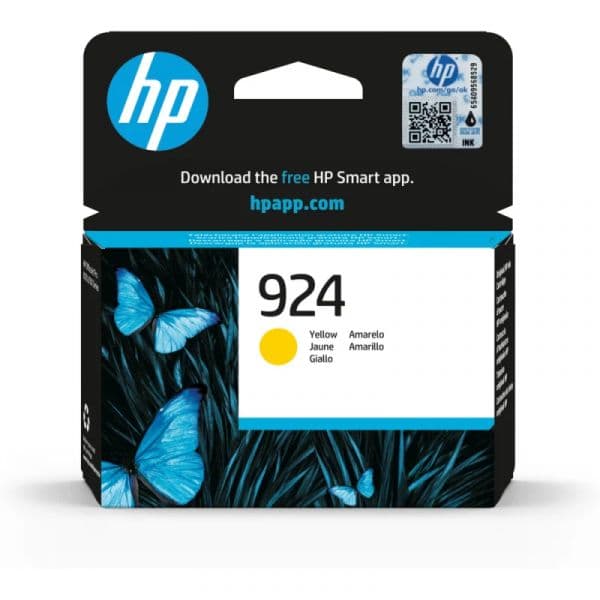 Tinteiro HP 924 4K0U5NE Amarelo