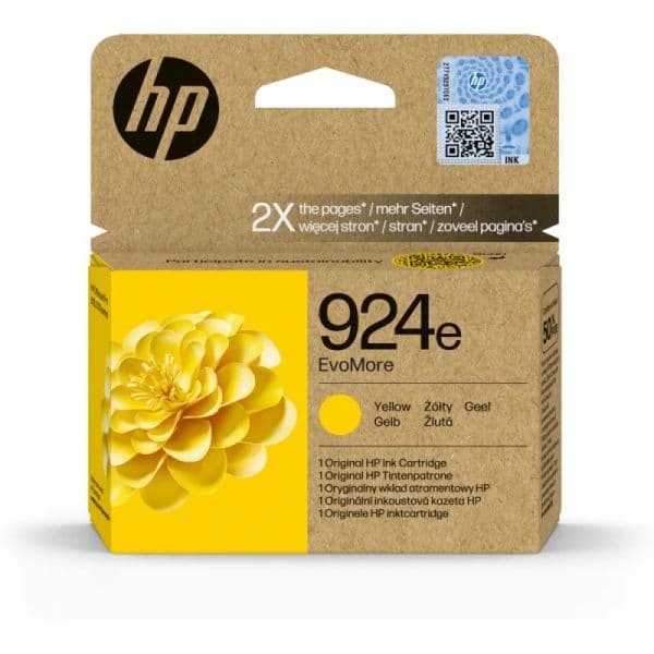 Tinteiro HP 924E Evomore Amarelo