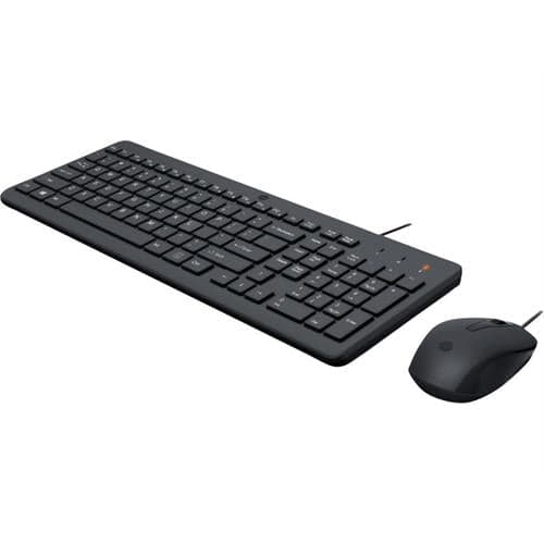 Teclado HP 150 Combo + Rato 1600 DPI USB Pretos (Teclado Espanhol)