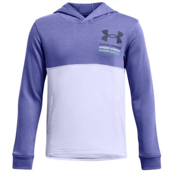 Under Armour Sweatshirt com Capuz Boys Rival Terry Hoodie-ppl 1383132-561 Ymd Azul