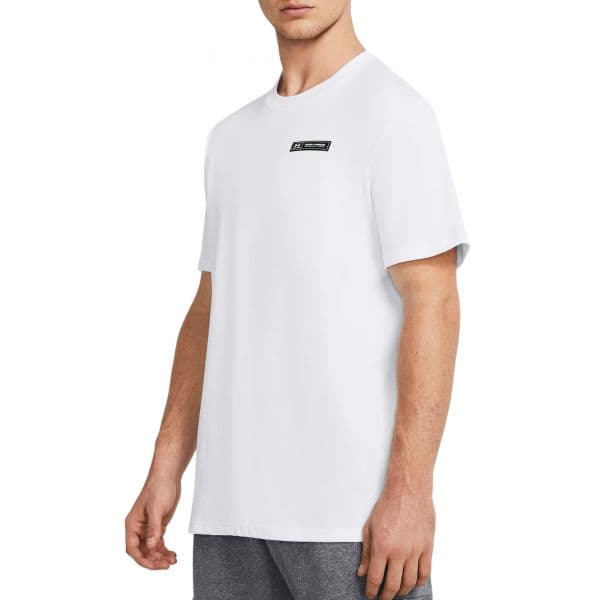 Under Armour Heavyweight Armour Label Short Sleeve T-shirt Branco M Homem