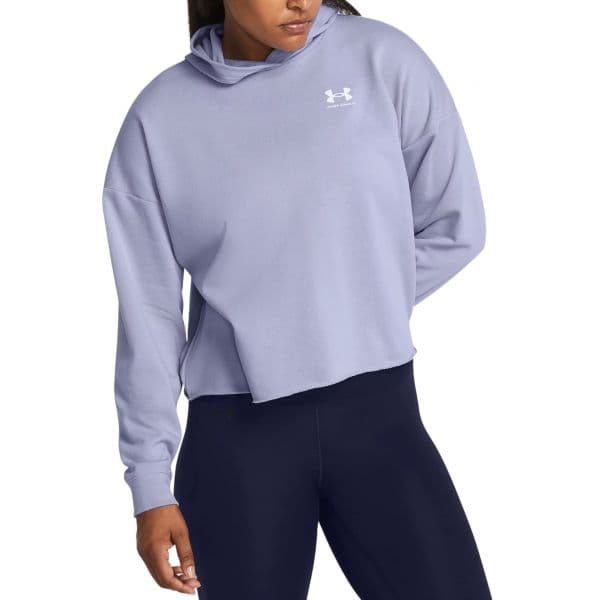 Under Armour Rival Terry Os Hoodie Azul M Mulher