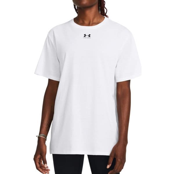 Under Armour T-shirt Campus Oversize Ss 1387193-100 XL Branco