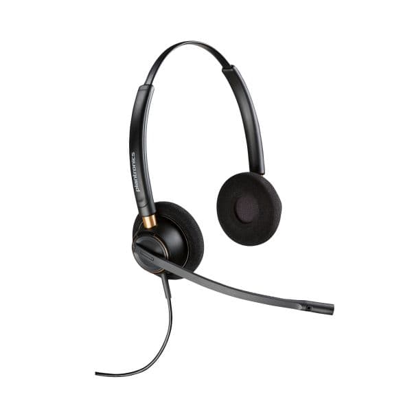 HP EncorePro HW520D On-Ear Com Fio Quick Disconnect Preto