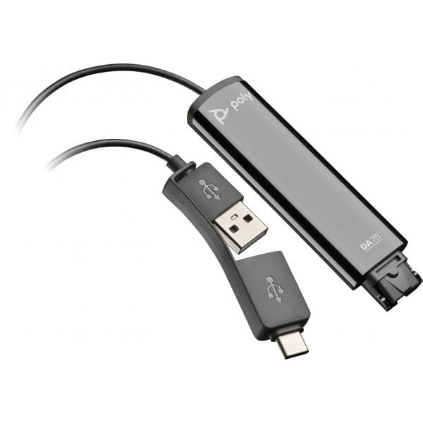 Default Adaptador de Áudio USB-C/USB-A Quick Disconnect 786C6AA Preto