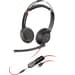 POLY Headset Estéreo Blackwire 5220 com USB-C + Conector de 3,5 mm + Adaptador USB-C/A