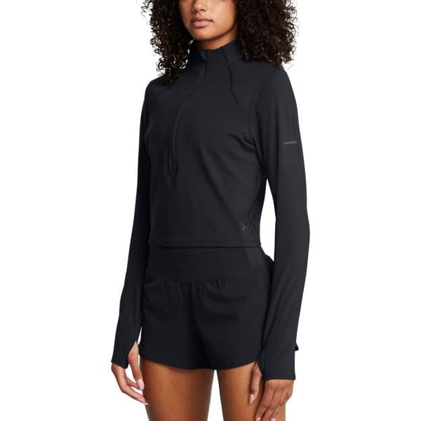 Under Armour Sweatshirt Launch Elite Half Zip 1386338-001 Xs Preto