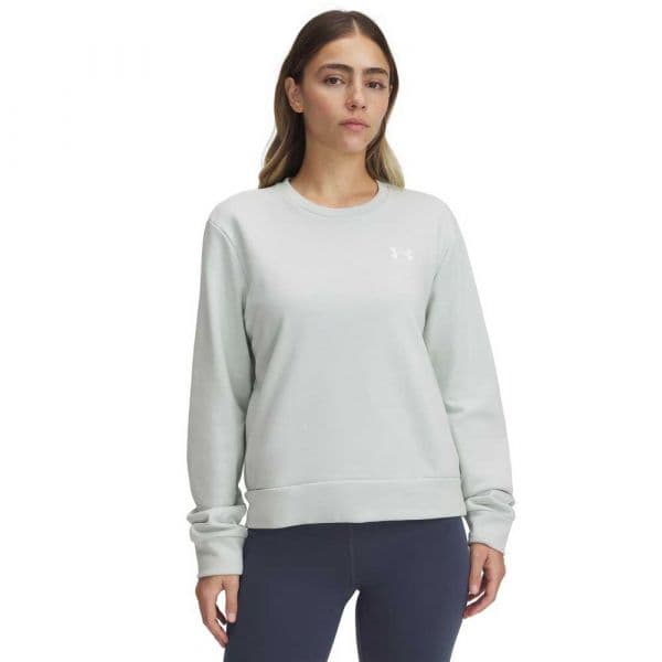 Under Armour Sweatshirt Ua Rival Terry Crew 1389659-377 M Verde