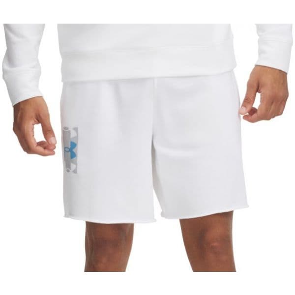 Under Armour Calções Ua Rival TerryLogo8inShort 1390147-100 M Branco