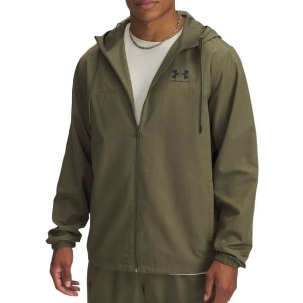 Under Armour Casaco com Capuz Ua Rival Wvn Windbreaker 1390149-390 S Verde