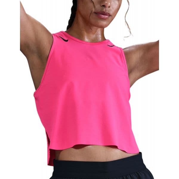 Nike Camisola de Alças Aeroswift Crop fn2713-645 L Rosa